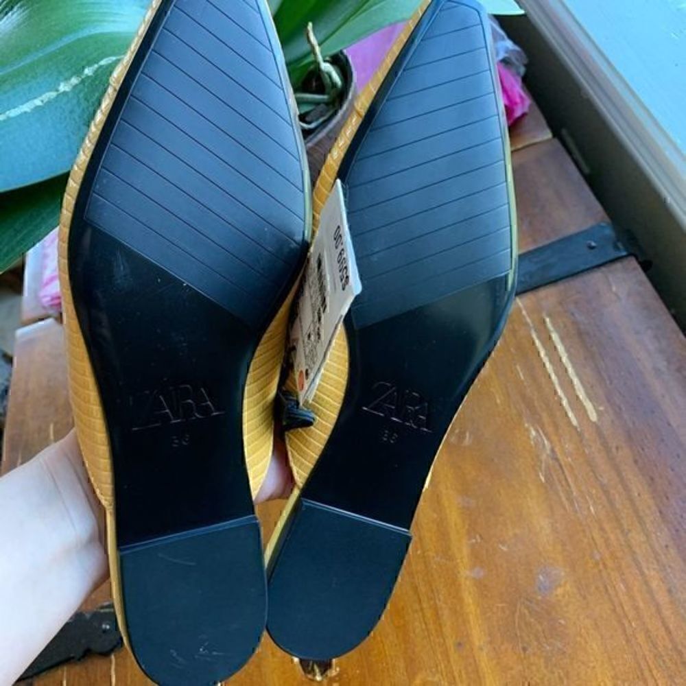 ZARA ANIMAL PRINT FLAT MULES - Picture 13 of 15